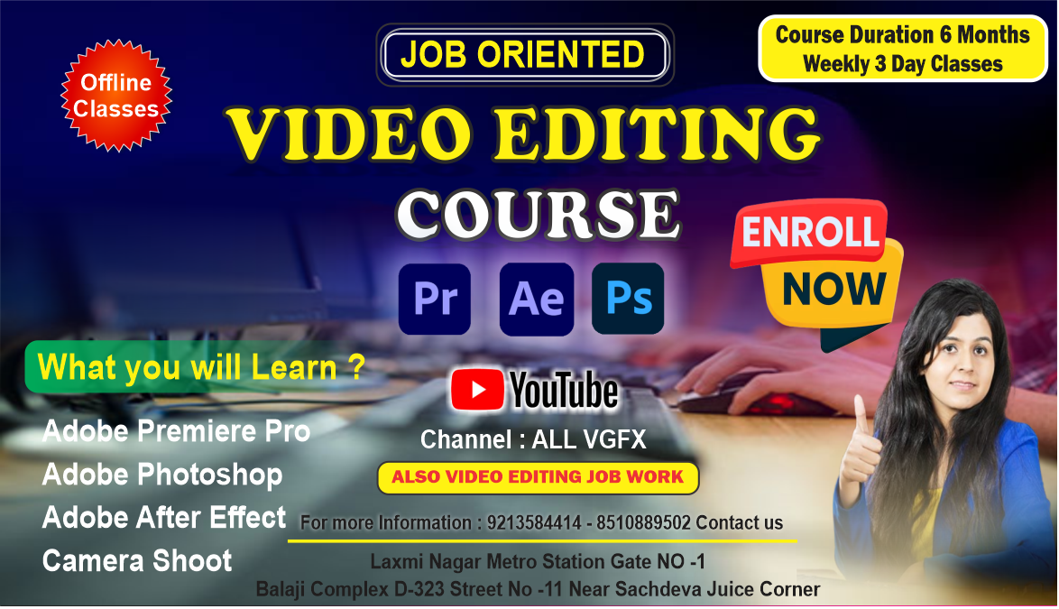 08 VIDEO EDITING COURSE 6 MOTH